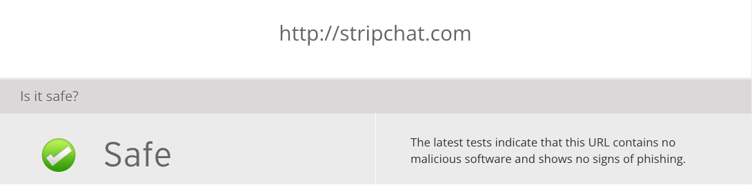 トレンドマイクロ Site Safety Centerによるstripchat.comの評価。判定は「Safe」(2026年9月確認)
